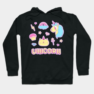 Unicorn sticker pack Hoodie